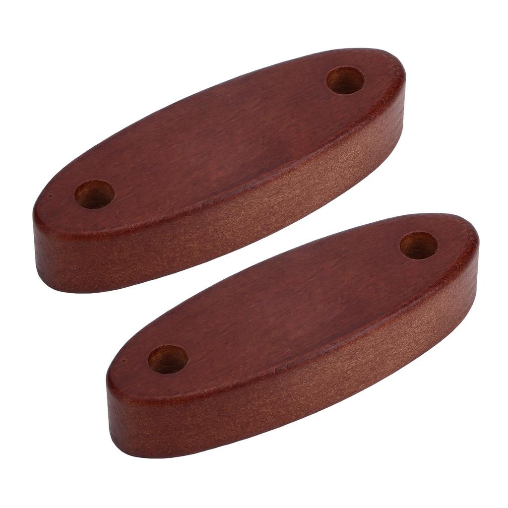 2pcs Wooden Tent Rope Buckle 8mm Windproof Rope Buckle Rope Adjustment Accessories for Camping
