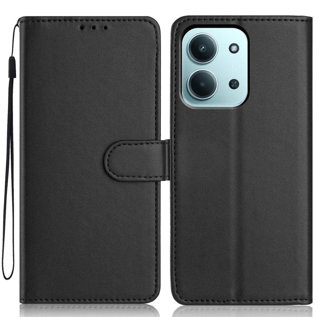 Wallet Case For Xiaomi Redmi 15C 5G (EU) (173mm)/15C 4G (EU) (173mm) Leather Stand Phone Cover with Strap/Multiple Card Slots