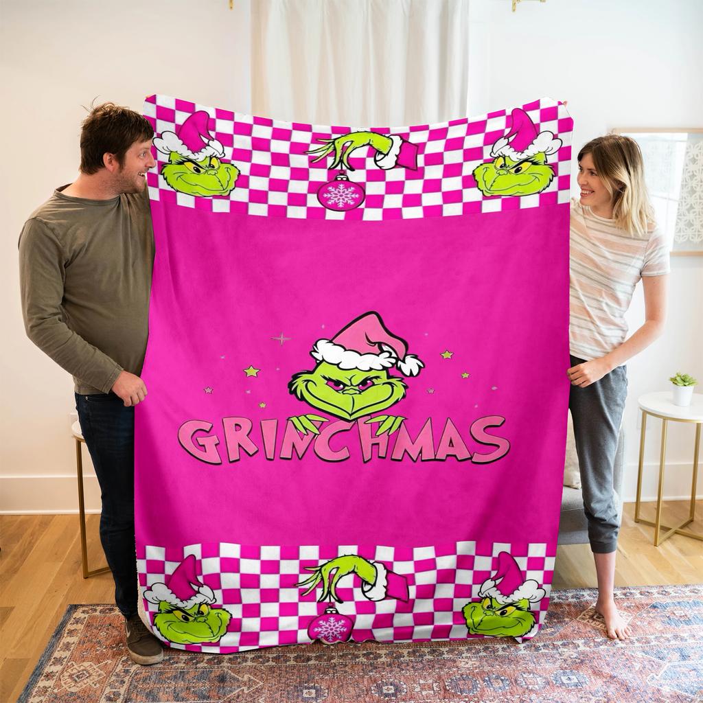 Flanellpledd Juleeksklusivt Personlig Pledd Digitaltrykk