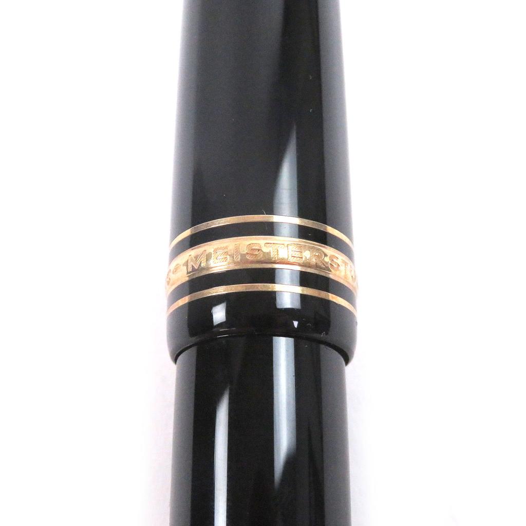 Pristine MONTBLANC fountain pen Meisterstück 149 Cap type black 18K mens Used