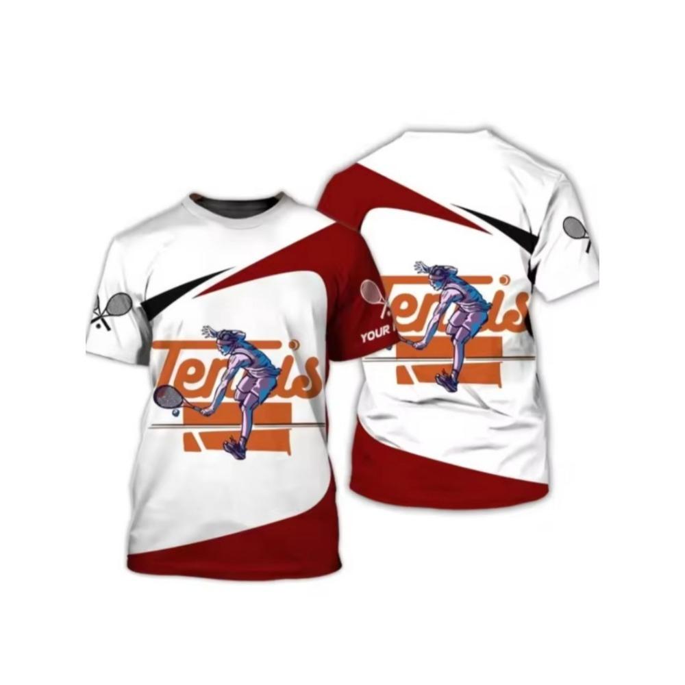 Fashion 3D Ball Pattern T Shirt for Men Hip Hop Trend Harajuku Streetwear Casual O-neck Short Sleeve Summer Loose Tops