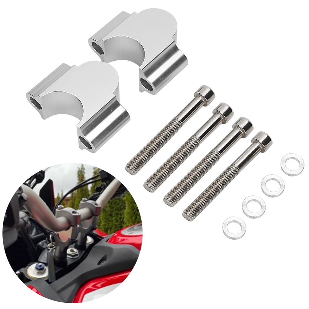 28mm Aluminum Handlebar Riser Mount Clamp 28MM Height Adapter for Motorcycle ATV