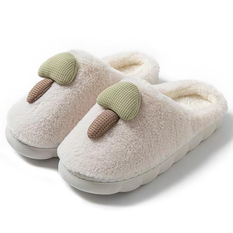 Women's & Men's Non-Slip Furry Indoor Winter Slippers