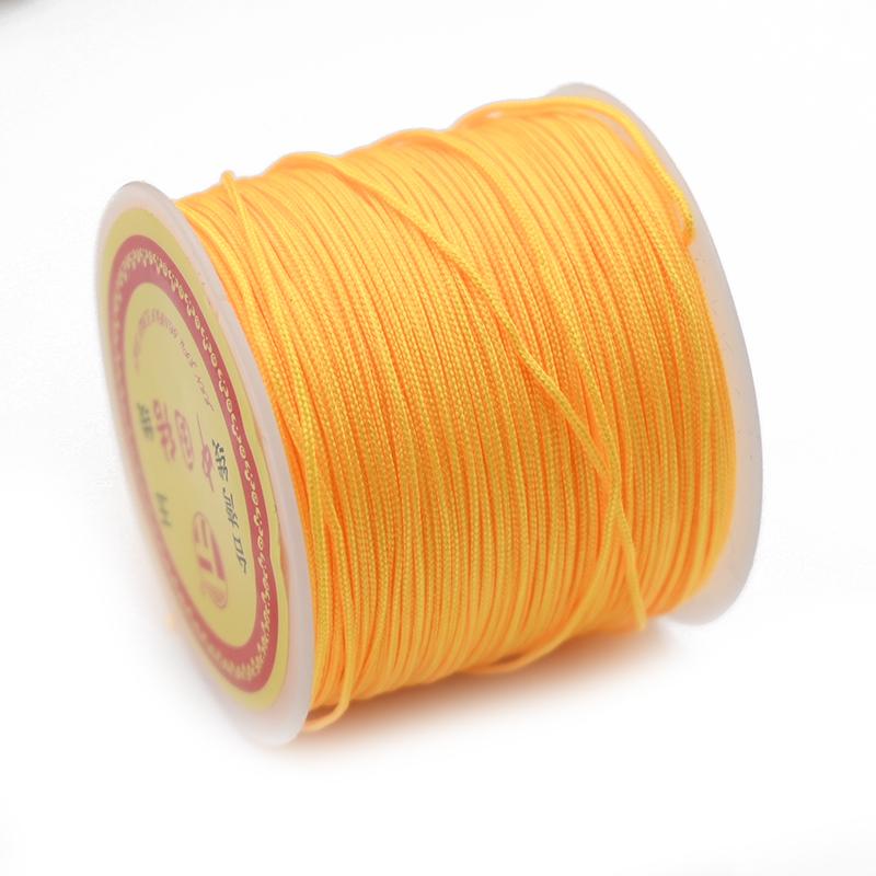 חוט ניילון 0.8 מ"מ חוט סיני קשר סיני חוט מקראמה צמיד שרשרת חוט שזור ל-DIY שרשרת שנדלה גדיל חרוזים יצירה