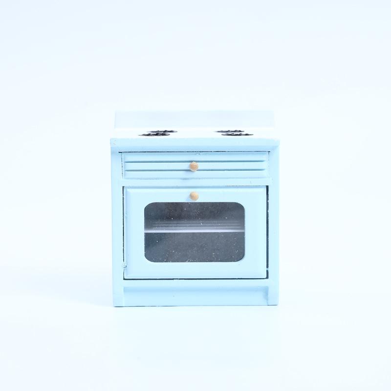 

1:12 Mini Doll House Kitchen Play House Cabinet Miniature Food Play Model Cooking Table Sink Counter Cover Combination