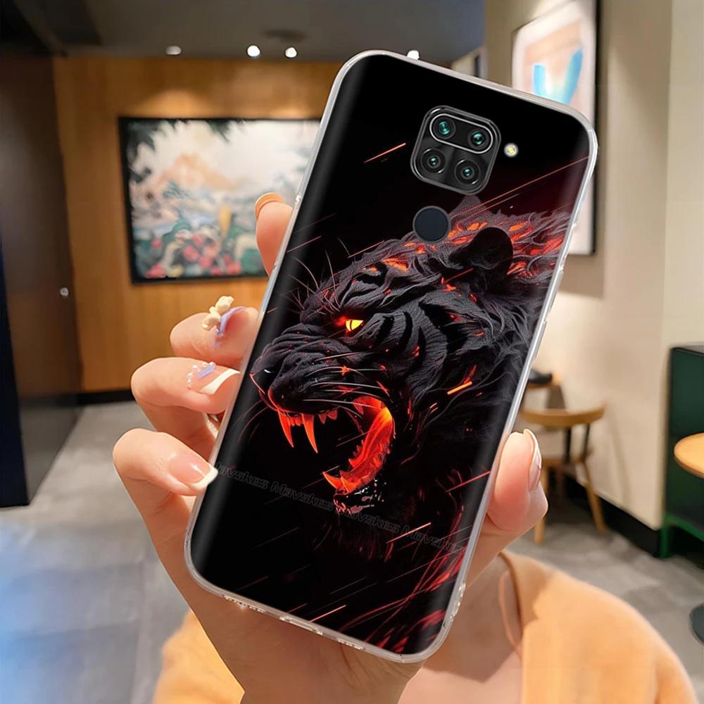 Shockproof Cover For Xiaomi Redmi Note 9 Case Animals Painted Back Cover For Redmi Note 9 Note9 Cases Soft Silicone Bumper Coque