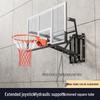 Adjustable Wall-Mounted Basketball Backboard
