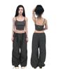 Seie Low-Rise 2-Way Pants Charcoal