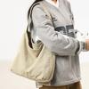 2025 Summer New Japanese Lazy Style Large-capacity Shoulder Bag Literary Style Washed Canvas Bag Student Handbag
