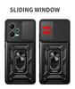 For Xiaomi Redmi Note 12 Pro 5G Case Car Holder Armor Phoen Case For Redmi Note 12 Pro + Plus Slide Camera Protect Back Cover