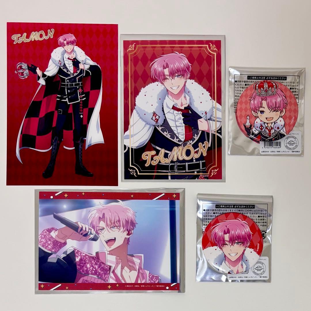 Which one are you asking now? ? Tamon Fukuhara Can Badge Bonus Bromide 5 Piece Set