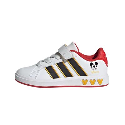 X Disney Mickey Mouse Low Top Kids' Running Shoes Cloud White Core Black Kids' Sneakers JQ8067