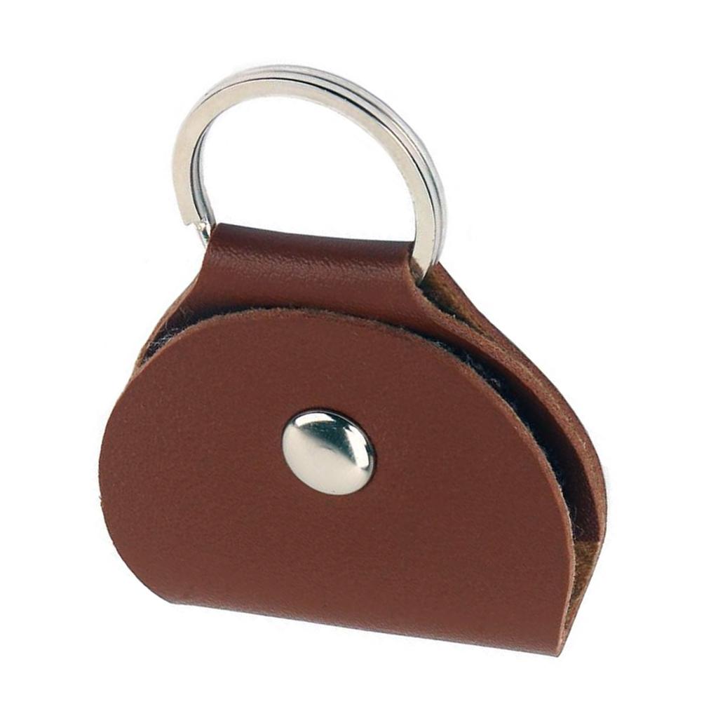 PU Kůže Pouzdro na trsátka na kytaru Klíčenka Lehká taška na uložení trsátek Pouzdro Držák na trsátka Dárková taška pro kytaristy