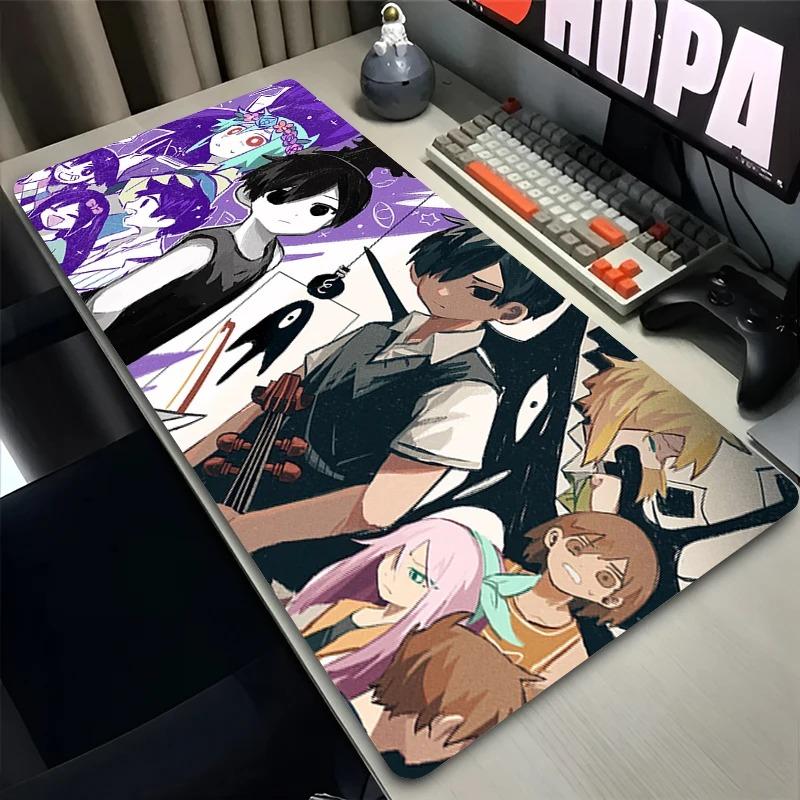 Deskmat Mouse Pad x XXL Mousepad Laptop Rubber Desk Decor Extended Mouse Pad Pc Keyboard Mat Omori Sunny Oversize Desk