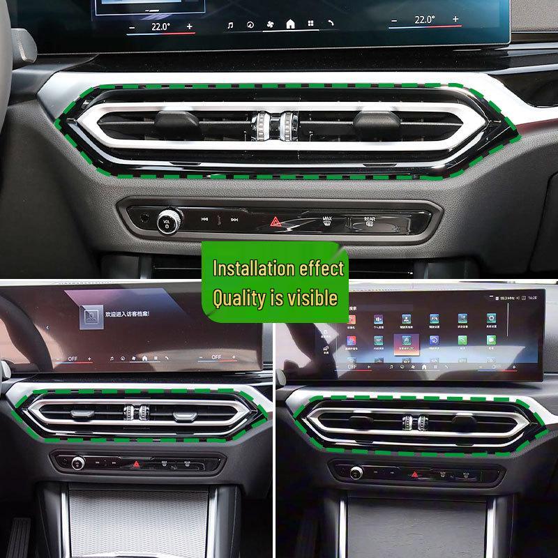 Compatible with BMW 2, 3, and 4 Series A/C Vent Panels; Fits G20, G26, G28, and G42 Grille Frames.