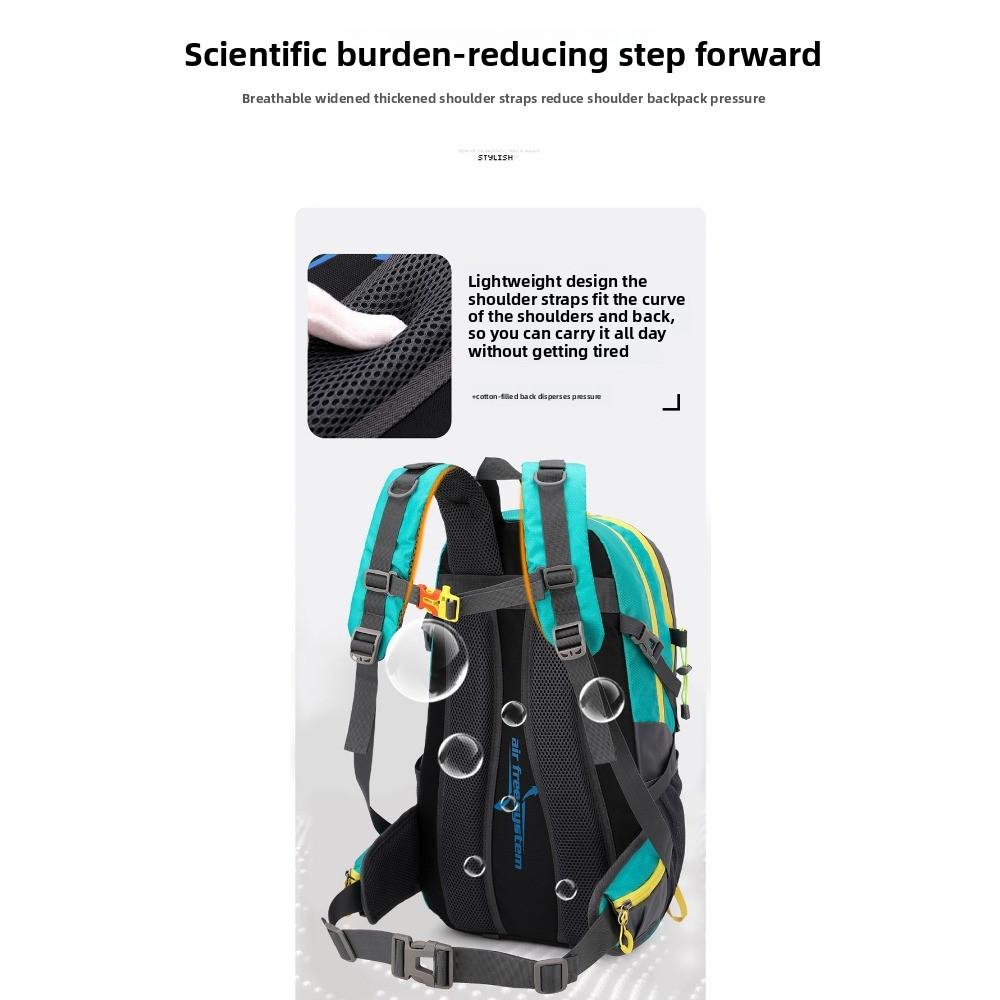 Outdoor Hiking Bag Hiking Anti-splashing Camping Backpack Men's Leisure Travel Bag Sports Backpack