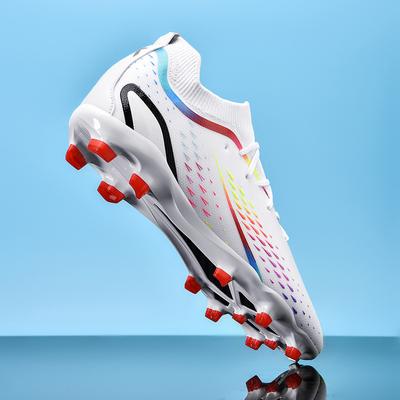 Cross-border World Cup Football Shoes Competition Shoes Long Spikes Football Men's Low-top Leather Foot Sports Shoes