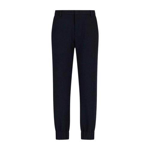 Emporio Armani EA7 Mens Polyester Blend Tonal Trousers
