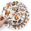 50 Ink Wash Horse Graffiti Stickers: Creative Chinese Animal Design for Phone Case, Water Bottle, Notebook