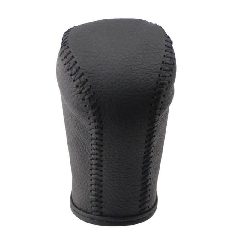 My Good Car Leather Gear Shift Collars Fit for Toyota Corolla Rav4 Rav 4 2014 -  Accessories AT Gear Head Shift Knob Cover
