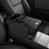 Car Armrest Cover Featuring Installation Elastic Straps No Removal Needed for Secure Fit in Vehicles