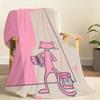 Interesting Cartoon P PINK K P PANTHER S Cute Blanket Soft Throw Blanket Home Bedroom Bed Sofa Picnic Travel Office Blanket Gift