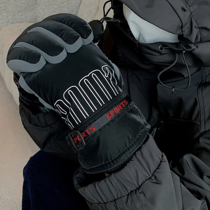LOOKING4U Touch Glove Sports Padded Gloves Black