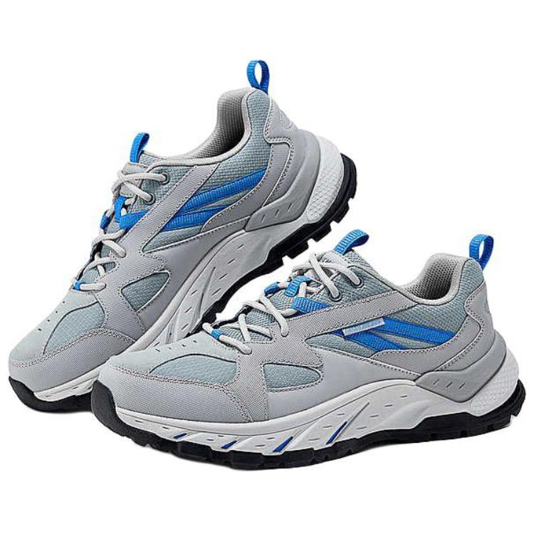 Skechers Brockmont Men Gray Low Top Outdoor Shoes Comfortable Versatile Wear Resistant 210991-GRY