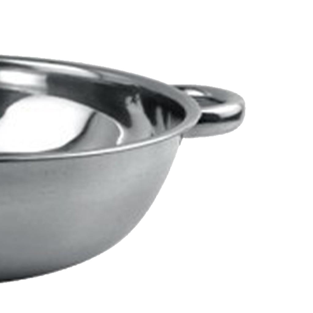 Stainless Steel Cooking Pot with Double Ear Rapid Heating Stainless Steel Hot Pot for Induction Cooker 30cm