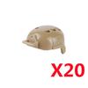Military Building Block Figure Cap Tactical Helmet Alpha Motorcycle Lenses Gas Masks Flame Emitter Night Vision Device Gift Toys