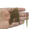 New 50/150Pcs Carp Fishing Rig Anti Sleeves Terminal Carp Fishing Accessor Anti Winding Hook Sleeves Aligner Positioner Tubes