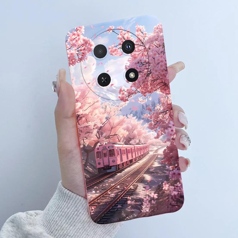 For Huawei Nova 12i Case Flower Girl Design Soft Silicone Phone Case for Huawei Nova12i 12 i 4G CTR-L81 L91 Nova 13i Cover Capa