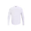 Under Armour Seamless Printed Training Crew Neck Long Sleeve T-Shirt Men Tops White 1361136-100