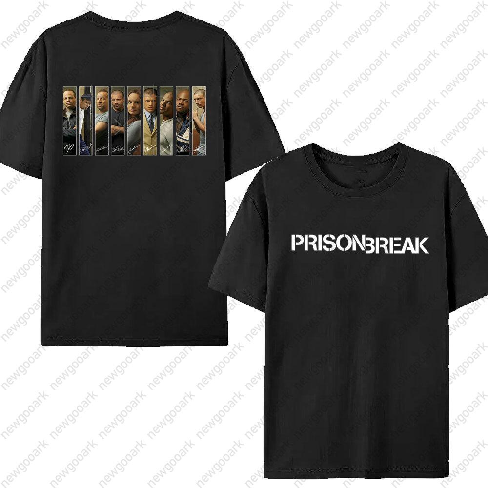 Funny Tv Series WANTED Tshirt Unisex Prison Break Streetwear Vintage Harajuku Top Cotton Short Sleeve Michael Scofield Tees