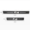 New 4pcs car stickers door sill strips pedals carbon fiber decorative strips for Kia K4 Auto Accessories ljcmw22