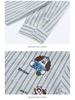Girls' Long-Sleeved Striped Cartoon Shirt - Autumn 2025 Collection