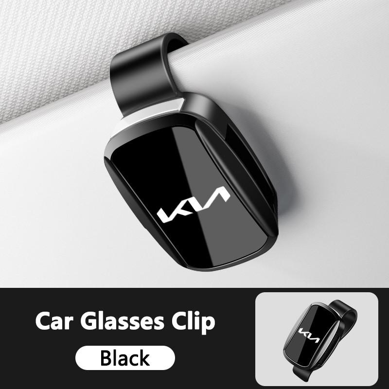 Car Glasses Clip Sunshade Plate Clip Mounted Sunglasses Card Ticket Clip Frame For KN Kia Rio Forte Sportage Picanto Accessories gbnkr30