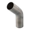 Silver Stainless Steel Elbow with 45 Degree Bending for Automotive Use