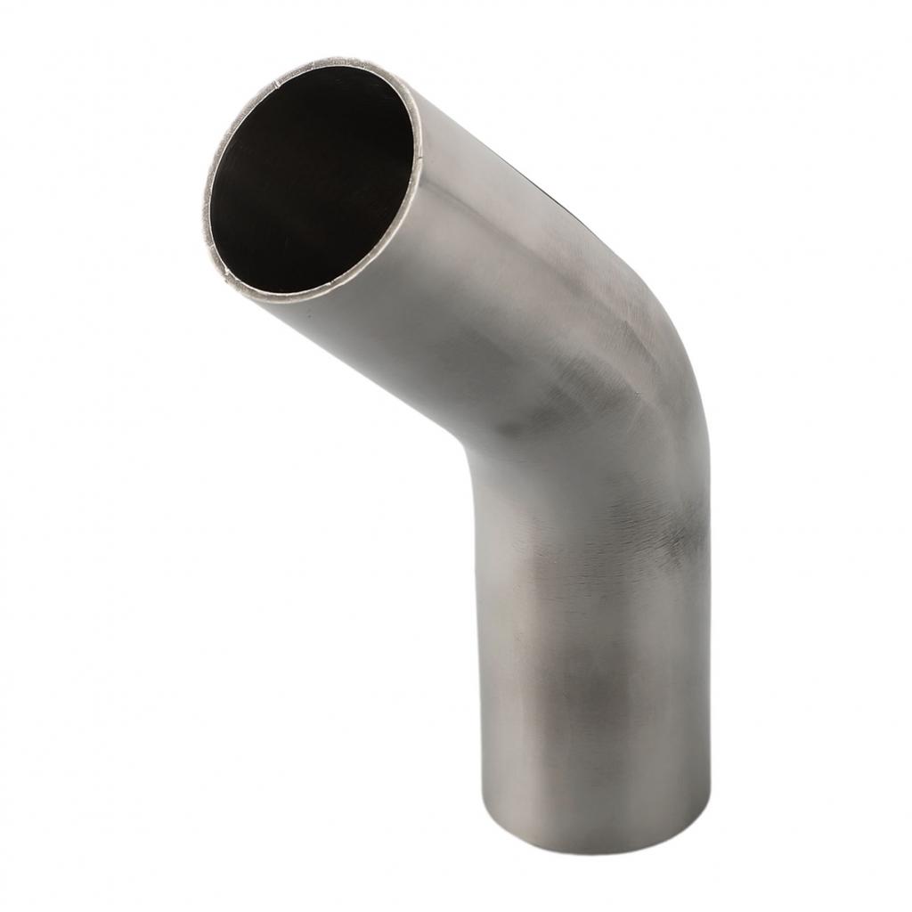 Silver Stainless Steel Elbow with 45 Degree Bending for Automotive Use