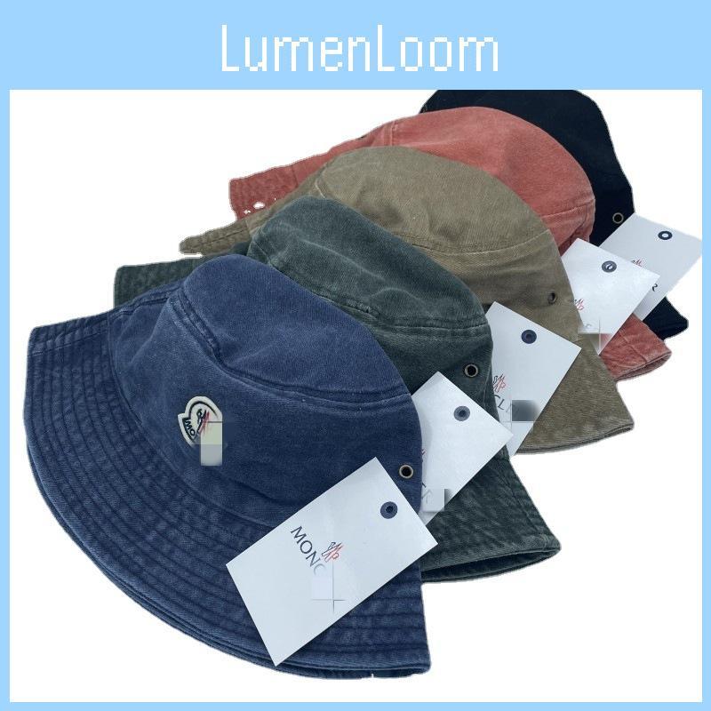 Large Retro Brim Fisherman Cap Sun Hat With Waterwashed Cotton For Use Outdoor