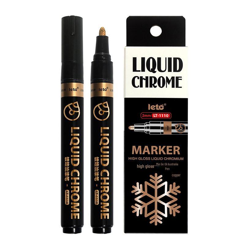 Non-Fading Oil-Based Waterproof Paint Pen for Graffiti, Tire, Glass & Rust-Proof Touch-Ups