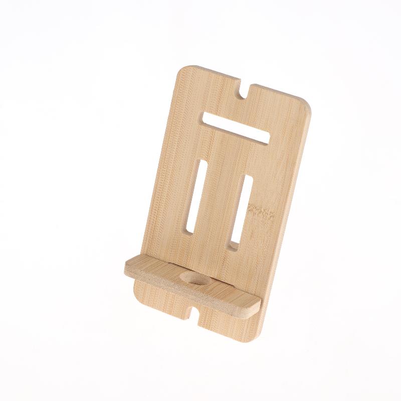 Wooden Desktop Phone Holder Desktop Lazy Mobile Phone Stand Tablet Stand Universal Multi-Functional Wooden Stand