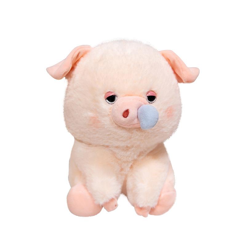 Cute Pink Thread Pig Plush Toy Cute Runny Pig Healing Doll Comforting Doll Girl Gift
