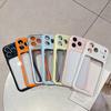 Compatible iPhone 17 Pro Max Candy Color Transparent Drop-proof Case