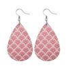 Fashion Leather Earrings Lightweight Faux Leather Leaf Earrings Teardrop Dangle Handmade For Women Girls Jewelry Wholesale