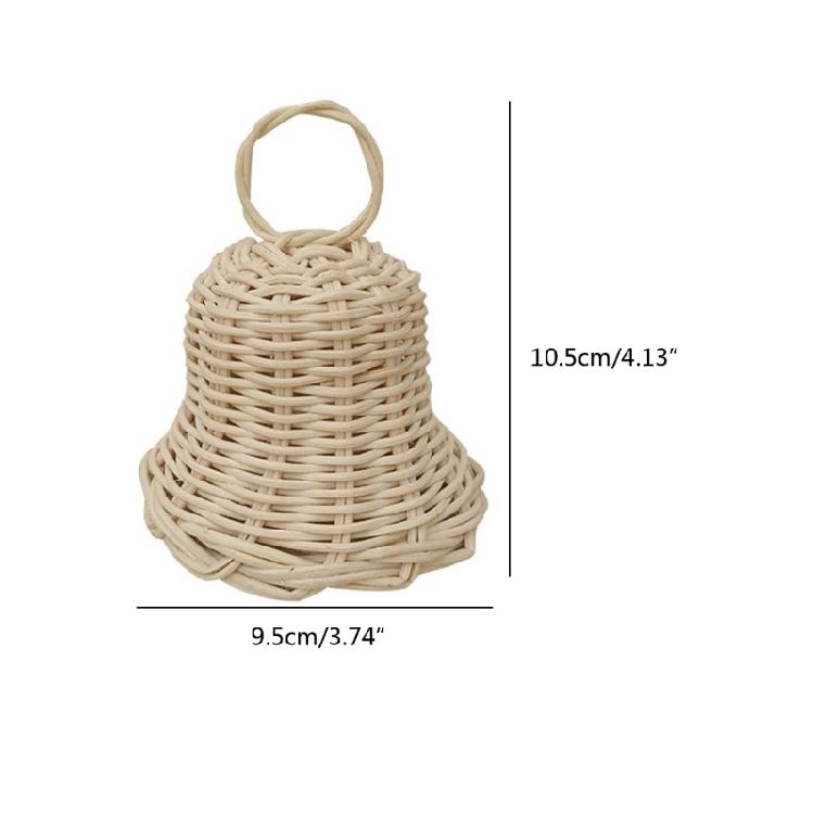 Handgeweven Belletjes Hanger Rotan Geweven Bedel Festival Vakantie Feest Decoratie