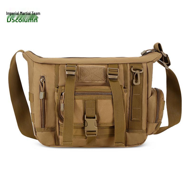 Men's Camouflage MOLLE Single Shoulder Laptop & Crossbody Bag - Fits iPad 3 & A4 Books