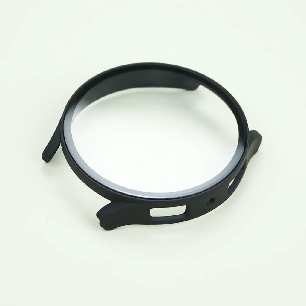 Glass+Case for Samsung Galaxy Watch 7/6/5/4 44mm 40mm Tempered cover Full PC bumper screen protector Galaxy watch FE Accessories