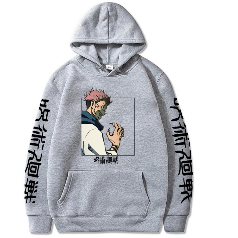 

Jujutsu Kaisen Годжо Сатору Графические Худи Винтажные Оверсайз Худи с Капюшоном Хип-Хоп Толстовка с Длинными Рукавами Мужская Женская Одежда 3XL