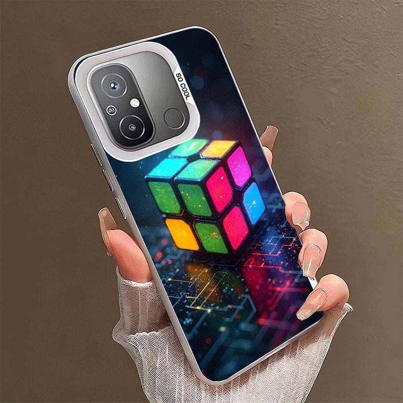 Rubik Cube Formula Spoofs Math Soft Phone Case for Xiaomi Redmi 15C 15 14C 13C 12C Poco X5 X6 X7 Pro X3 F8 F7 Ultra M8 13 12 Cov
